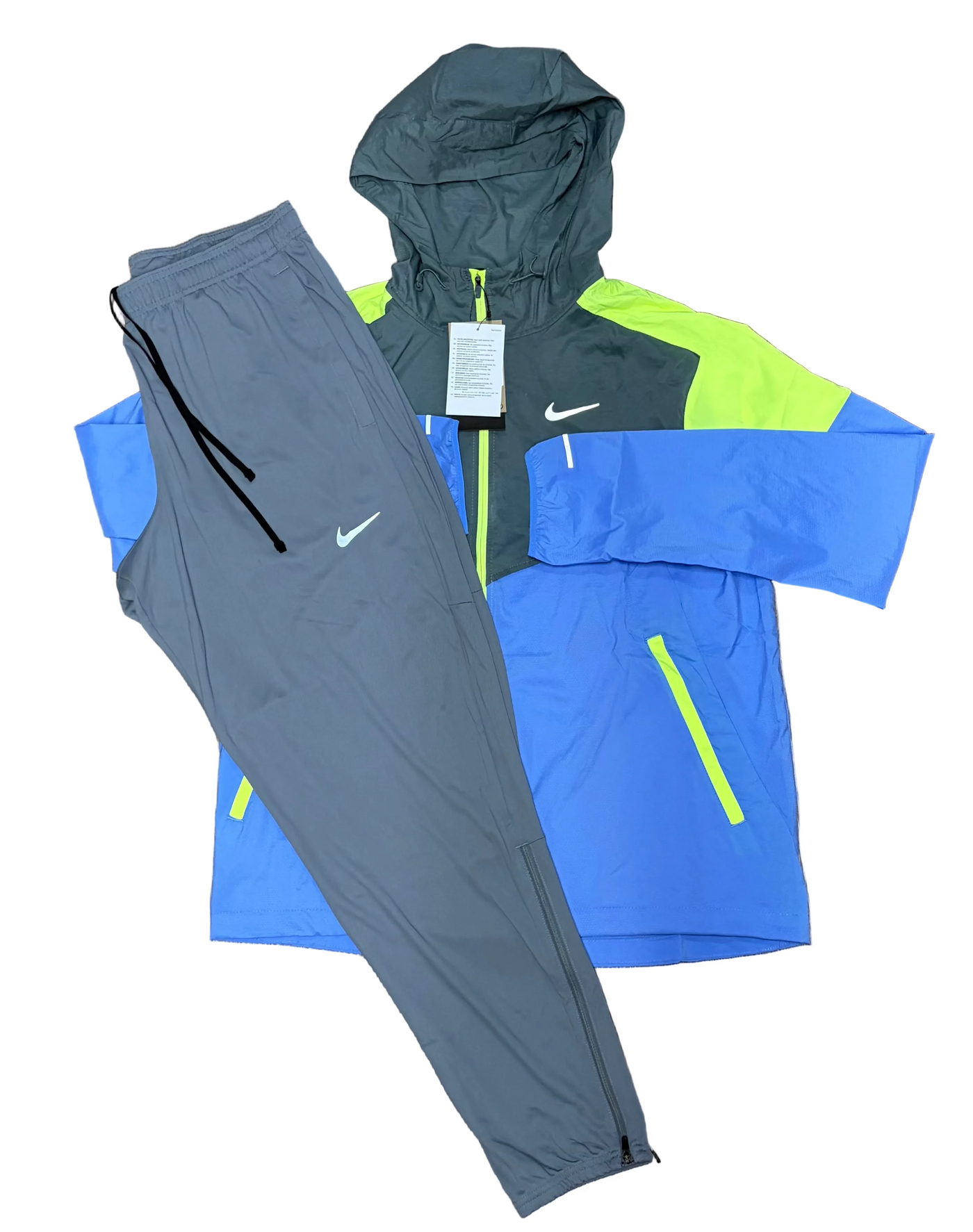 Nike Repel Grey Green Blue Tracksuit