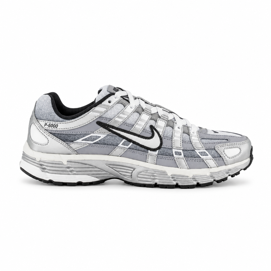 Nike P-6000 Metallic Silver Summit Wolf Grey